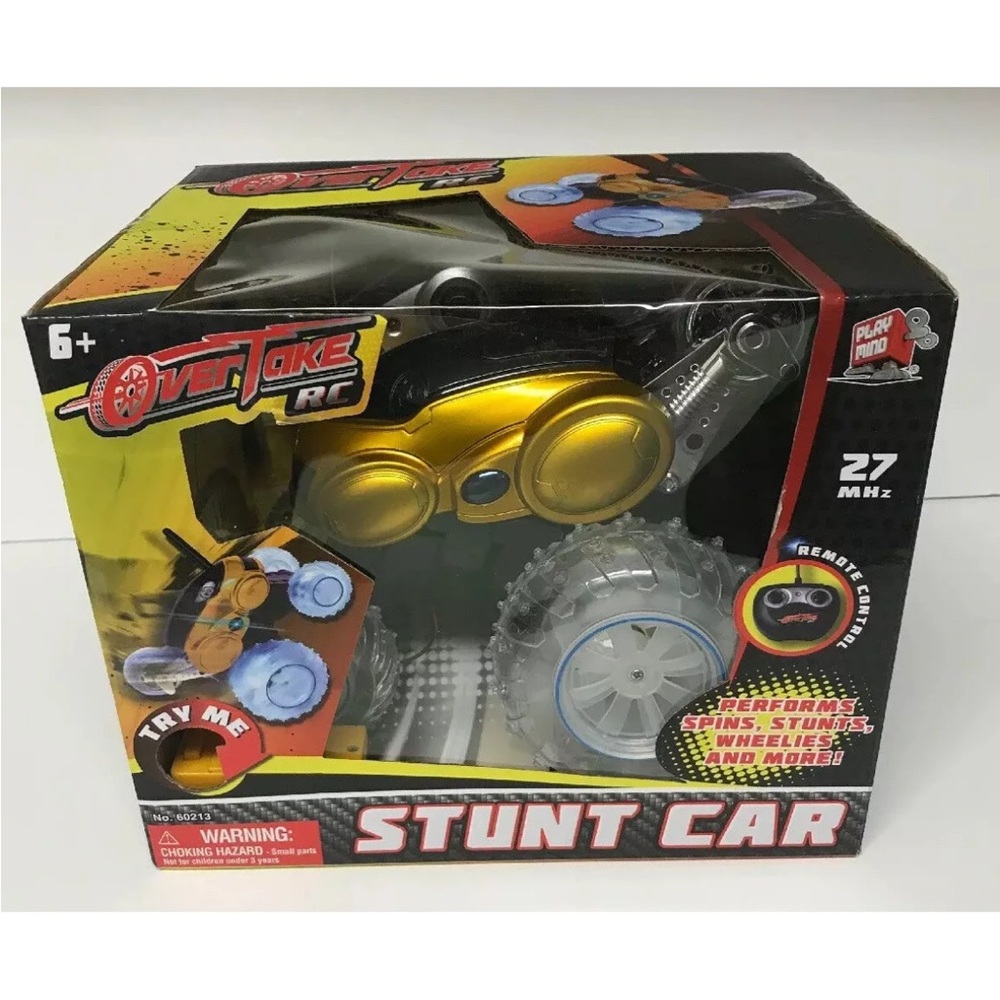 Over Take RC Try Me Stunt Car Remote Control 27 MHz Kids Toy Age 6+